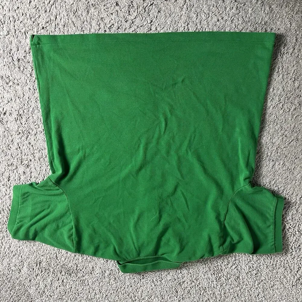 Lacoste Shirt Mens 5 Kelly Green Polo Short Sleeve Preppy Colorful
